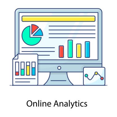 düz tasarım konsepti, silo simgesinin vektör illüstrasyonu