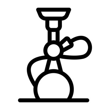 Kahve makinesi ikonu. Web tasarımı için su şişesi vektör simgelerinin özet çizimi