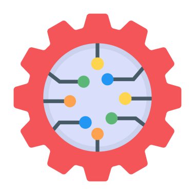 Çarkçı. Web simgesi basit tasarım