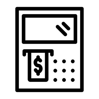 atm web simgesi basit tasarım