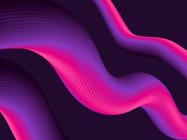 Renkli gradyan ile soyut arkaplan. Modern hareketin 2d illüstrasyonu.