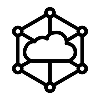 Bulut hesaplama. Web simgesi