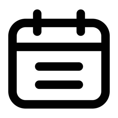 Takvim. Web simgesi basit tasarım