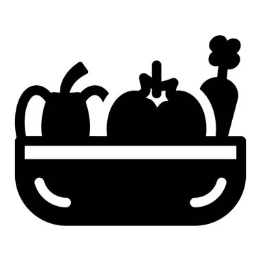 Sebze. Web simgesi basit illüstrasyon