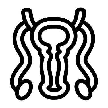 Bir yılanın vektör çizimi