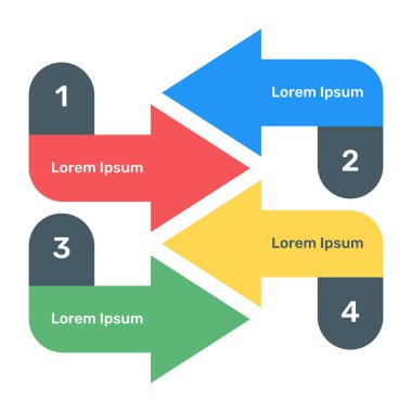 Ticari bilgi şablonunun vektör illüstrasyonu
