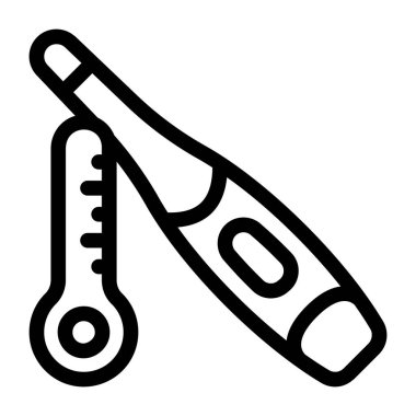 Termometre. Web simgesi basit tasarım