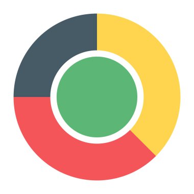 daire düz renk simgesi