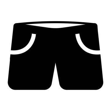 Pantolon. Web simgesi basit illüstrasyon