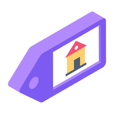 ev simgesi vektör illüstrasyonu