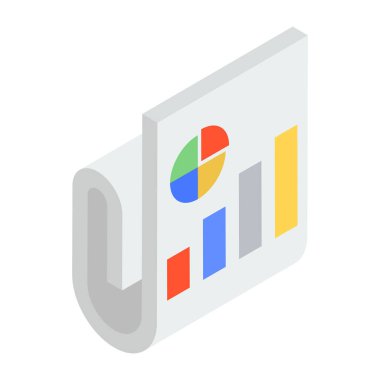 İş ve finans simgesinin vektör illüstrasyonu