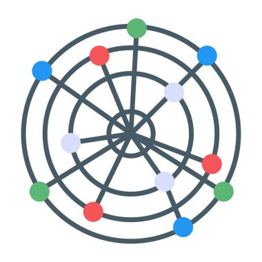 radar web simgesi basit tasarım