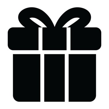 hediye web simgesi basit tasarım