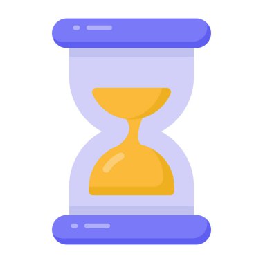 kum saati ikonu vektör illüstrasyonu