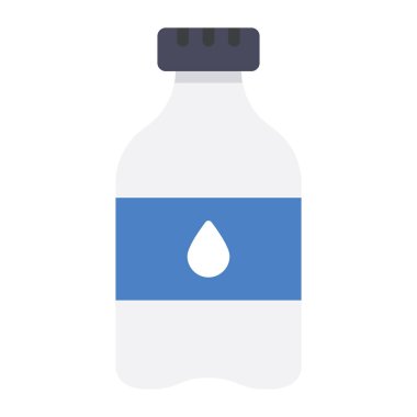 Şişe. Web simgesi basit illüstrasyon