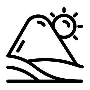 seyahat web simgesi, vektör illüstrasyonu