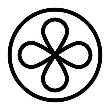 Çiçek. Web simgesi basit illüstrasyon