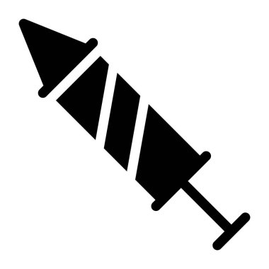 roket vektör düz simge