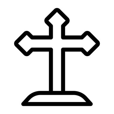 Katolik haçı. Web simgesi