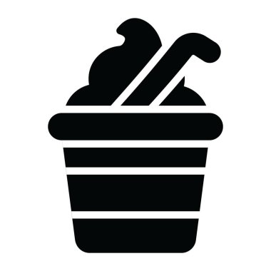 Dondurma. Basit tasarım