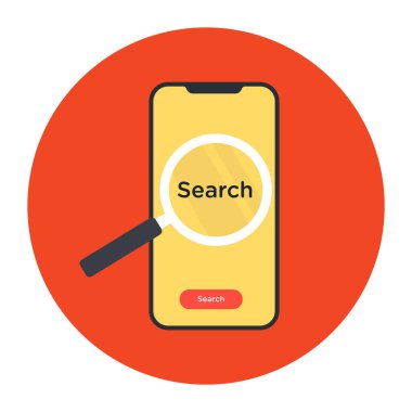 seo modern simgesinin vektör illüstrasyonu