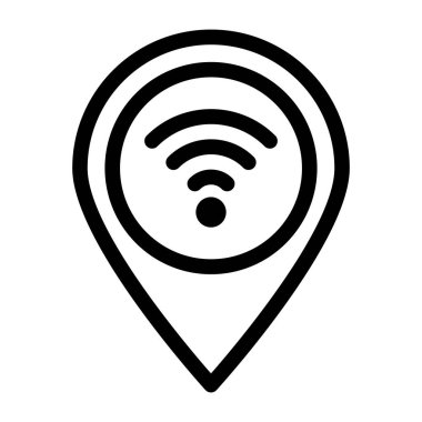 wifi simgesi vektör illüstrasyonu