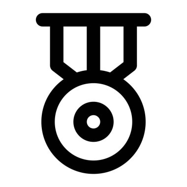 Madalya. Web simgesi basit tasarım