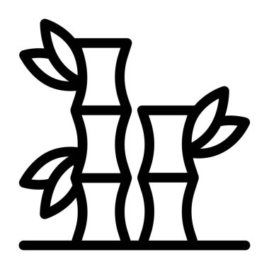 Bitkinin katı simgesi, vektör illüstrasyonu