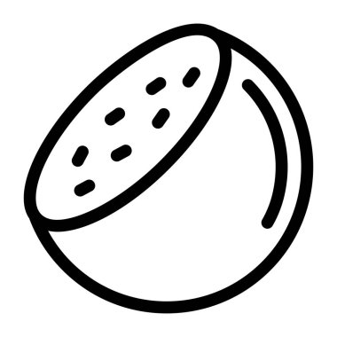 yiyecek ve içecek satırı vektör simgesi.