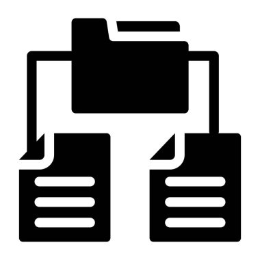 Dosya. Web simgesi basit illüstrasyon