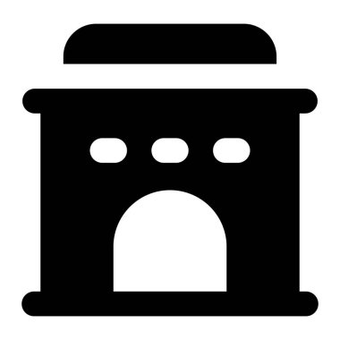 Demir kova simgesi, vektör illüstrasyonu