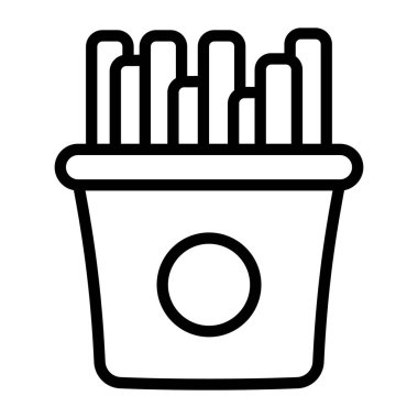 Paket yemek. Basit tasarım