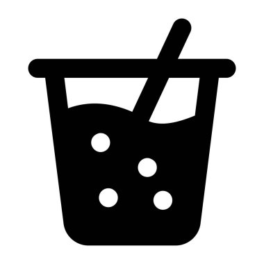 Meyve suyu. Web simgesi basit illüstrasyon