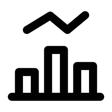 analitik çizelge çizelgesi vektör simgesi