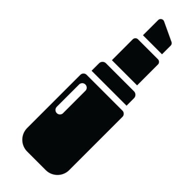 Ruj izi. Web simgesi basit illüstrasyon