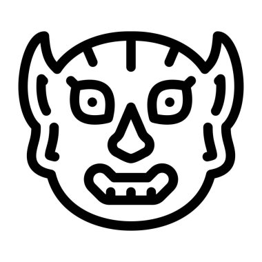 Kafatası. Web simgesi basit tasarım