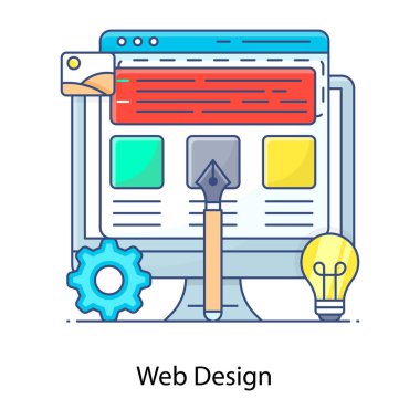 İş ve finans simgesinin vektör illüstrasyonu 