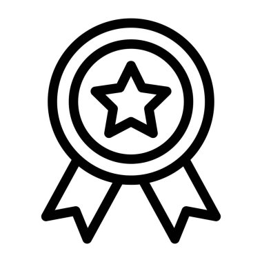 Ödül. Web simgesi basit illüstrasyon