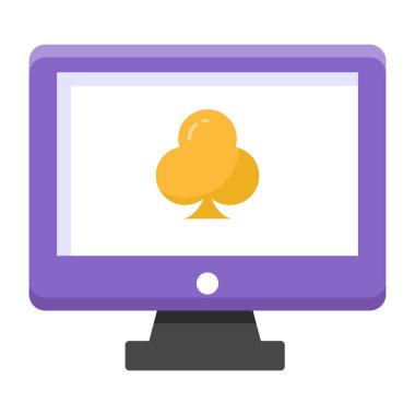 Bulut hesaplama teknolojili dizüstü bilgisayar vektör çizimi