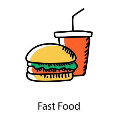 fast food, drink, burger, burger, pizza, sandwich, cheese, French, fries, cup
