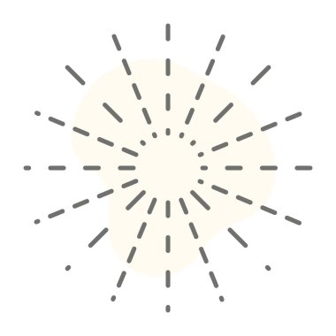 Güneş ışınları ile soyut arkaplan