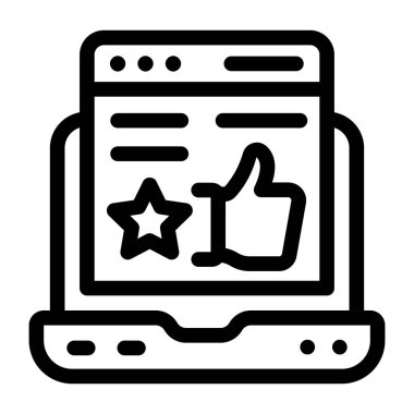 veri yönetimi çizgi vektör simgesi.