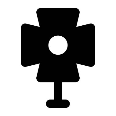 çapraz ağ simgesi basit tasarım