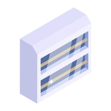 Kitap yığınının izometrik simgesi