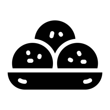 Ekmek ikonu vektörü. İnce çizgi işareti. izole edilmiş sınır sembolü çizimi