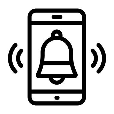 akıllı telefon web simgesi, vektör illüstrasyon tasarımı