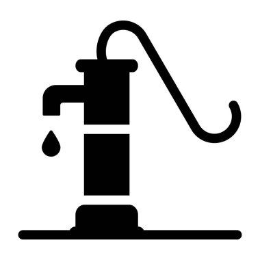 Su pompası. Basit resimleme