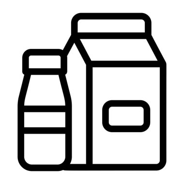 Süt şişesi. Basit tasarım