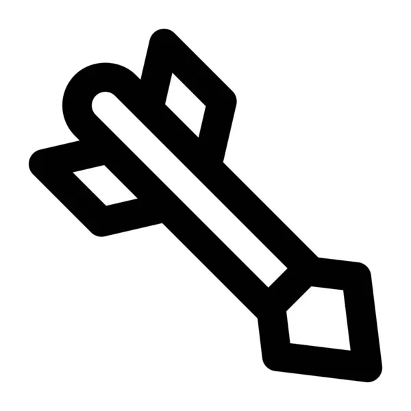 Гайковий Ключ Веб Іконка Проста Ілюстрація — стоковий вектор