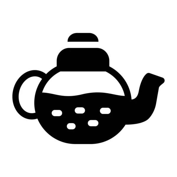 Чайник Иконка Сайта — стоковый вектор